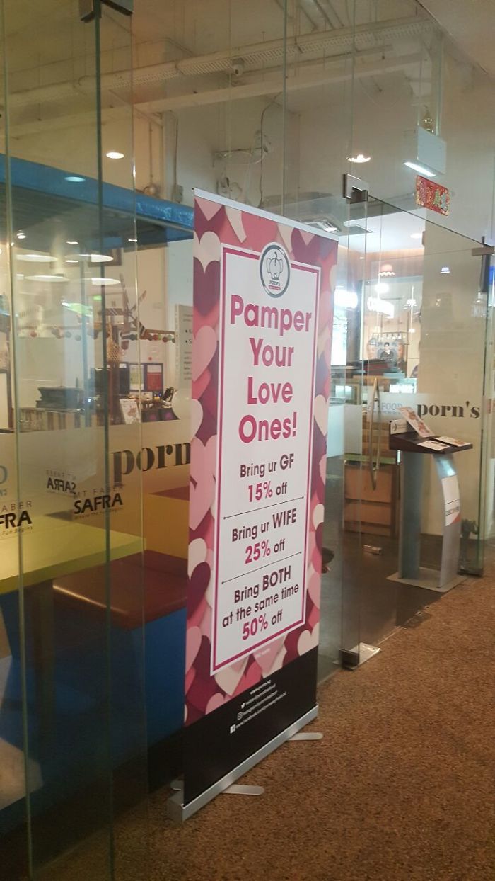 Bringing Both Your Wife And Gf To The Same Restaurant On Valentines Day? Good Idea!