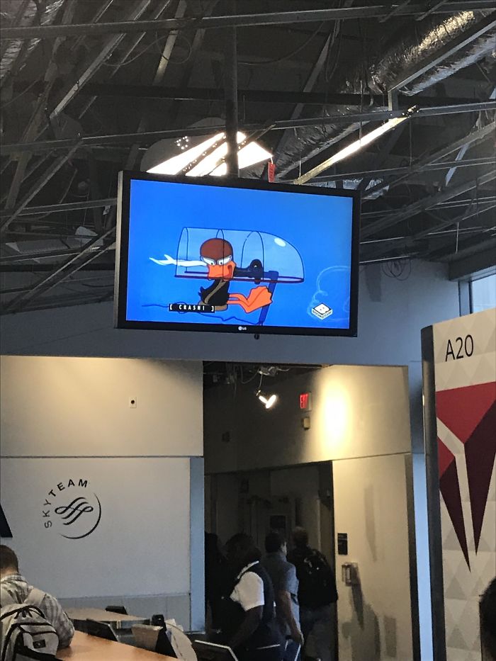 Everyone Was Grumpy At The Gate Before An Early Morning Flight. Someone Changed The Channel From CNN To Cartoon Network And Suddenly Everyone Was Smiling And Laughing Watching Loony Toons Together