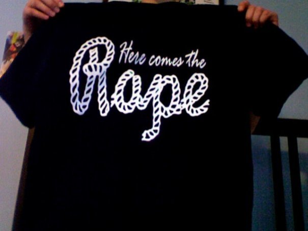 My Friends Sister Got This At A Jump Rope Camp. It's Supposed To Say Rope