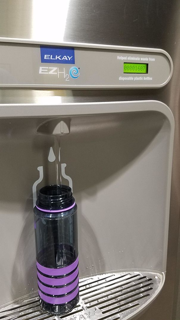 This Fountain Tells You How Many Plastic Bottles It Kept Out Of The Environment