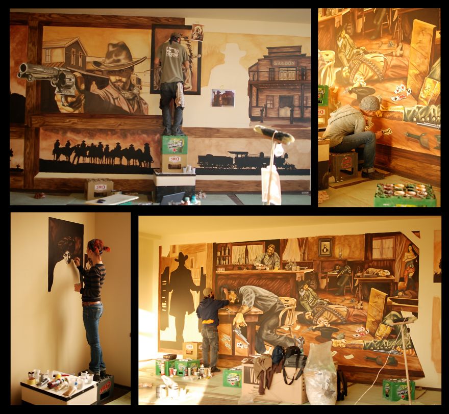 We Create Mural Paintings And Sculptures, Sometimes Inspired By Old Masters