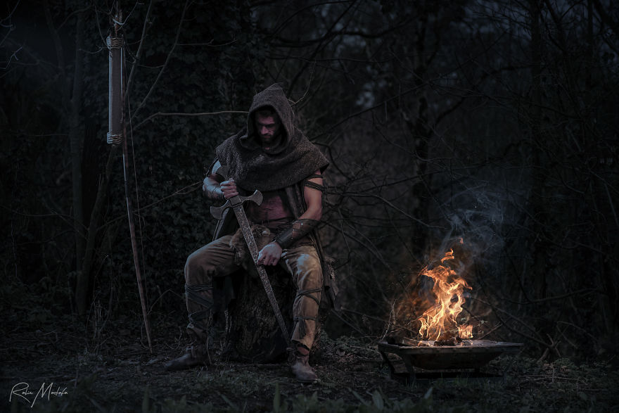 How I Turned This Day Time Shot Into A Night Time Bonfire Scene!