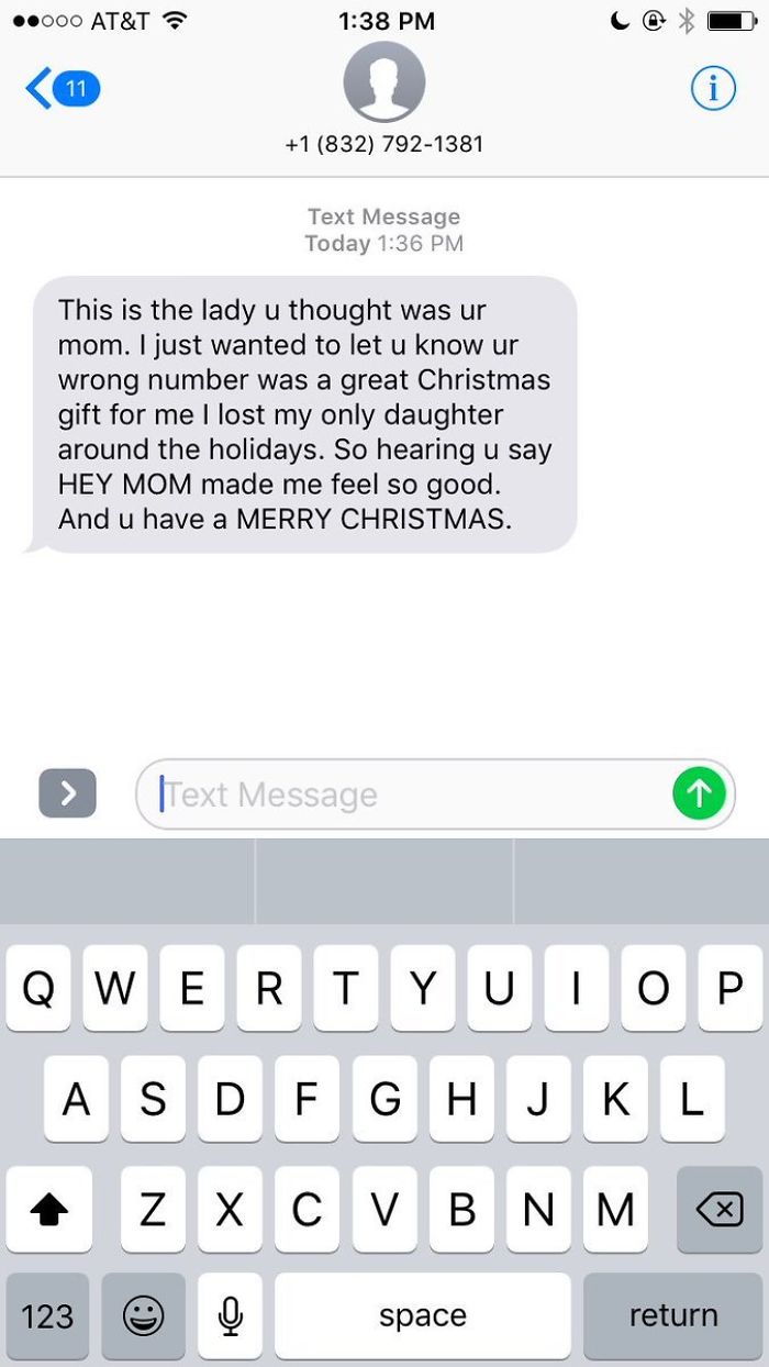 I Thought I Was Calling My Mom But I Had The Wrong Number And...