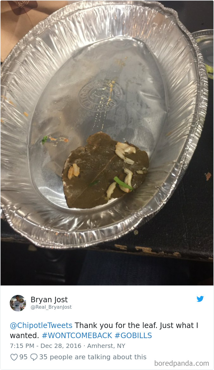 36 Times People Found Some Strange Leaves In Their Food, And Complained About It Online