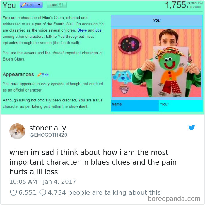 You Are The Utmost Important Character