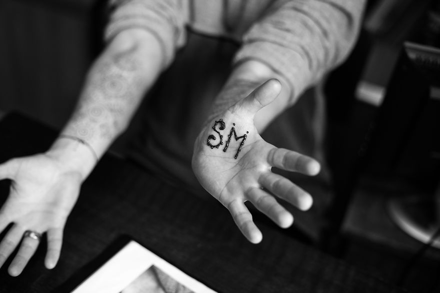 [no]life. We Created Social Art Project In A Local Women`s Prison: Henna Graphic And Photography.