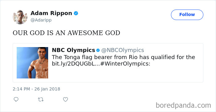 Adam Rippon Tweet