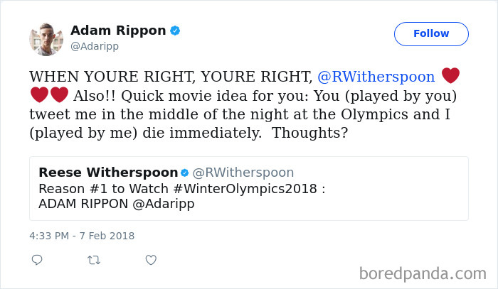 Adam Rippon Tweet