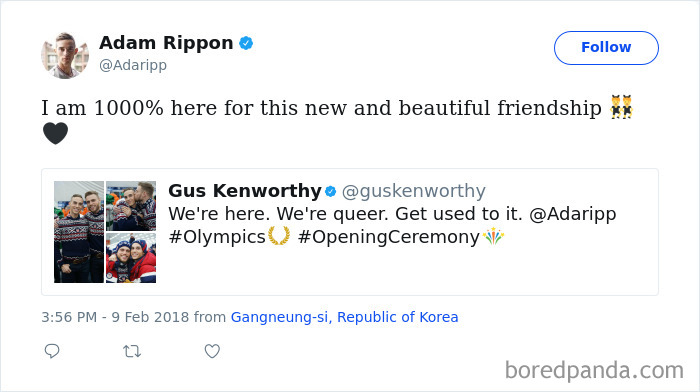 Adam Rippon Tweet