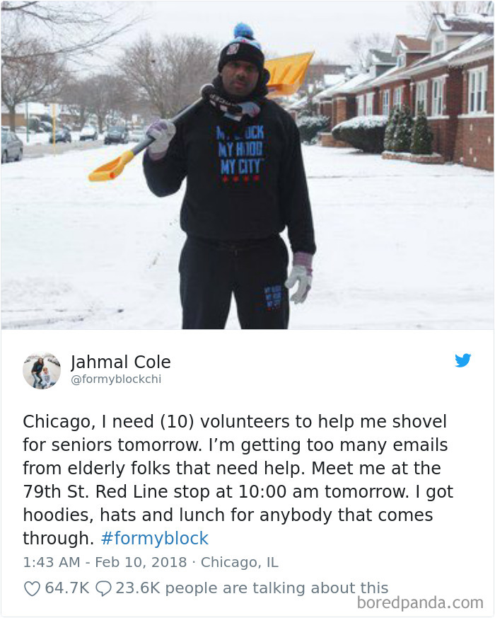 65 People From 40 Different Communities Showed Up To This Man's Call