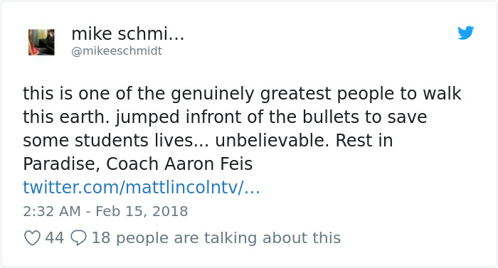 Hero Coach Jumps In Front Of Bullets To Shield Students During Florida Mass Shooting