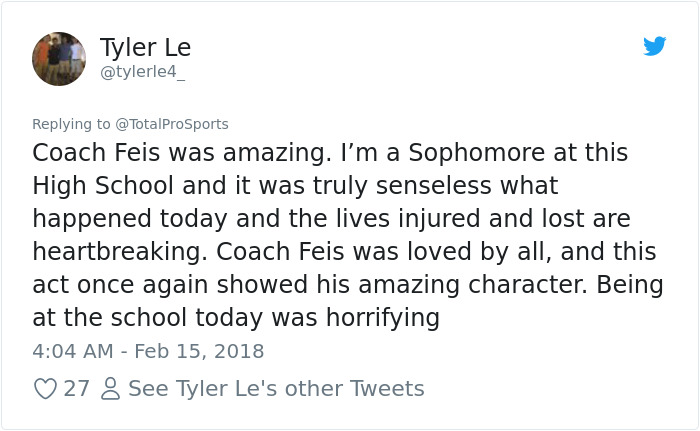 Hero Coach Jumps In Front Of Bullets To Shield Students During Florida Mass Shooting