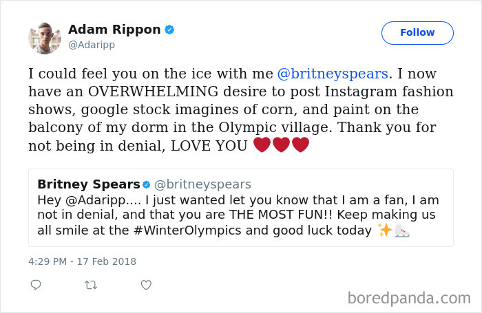 Adam Rippon Tweet