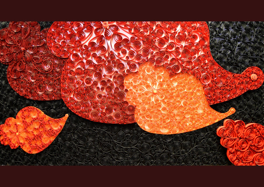 I Made A Portuguese Universe Using The Quilling Technique I Made A Portuguese Universe Using The Quilling Technique