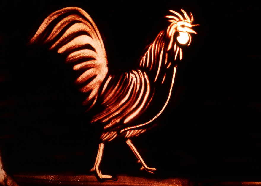 Sandtober: I Made These Sand Art Drawings For Inktober Challenge With Sand As A Medium