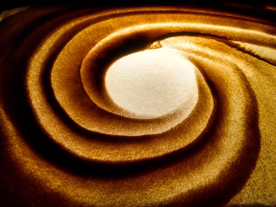 Sandtober: I Made These Sand Art Drawings For Inktober Challenge With Sand As A Medium