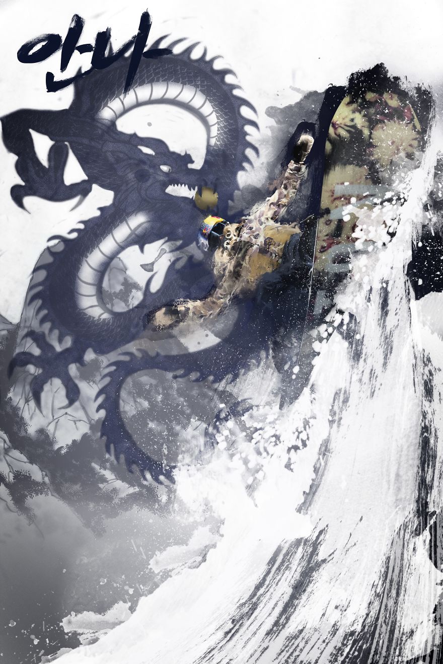 Markus Berger Portrait Olympic Gold Medallist Anna Gasser & Created Stunning Artwork With His Shots Markus Berger Portrait Olympic Gold Medallist Anna Gasser & Created Stunning Artwork With His Shots