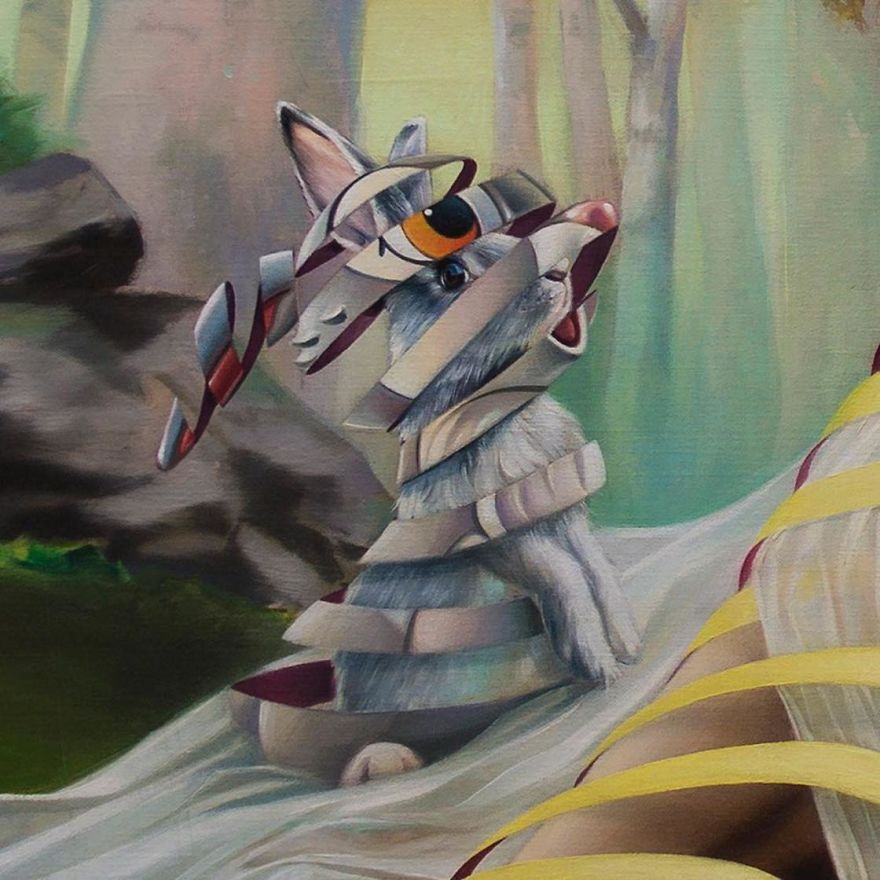 Artist Reveals Secrets Of Cartoons Characters In Fantastic Illustrations