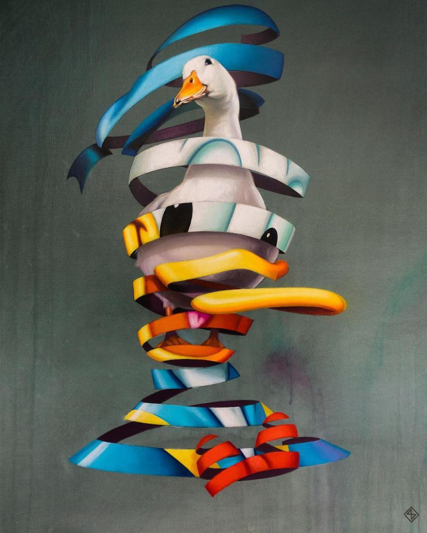 Artist Reveals Secrets Of Cartoons Characters In Fantastic Illustrations