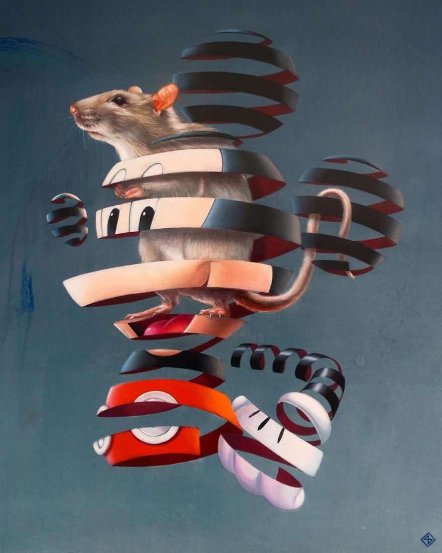 Artist Reveals Secrets Of Cartoons Characters In Fantastic Illustrations