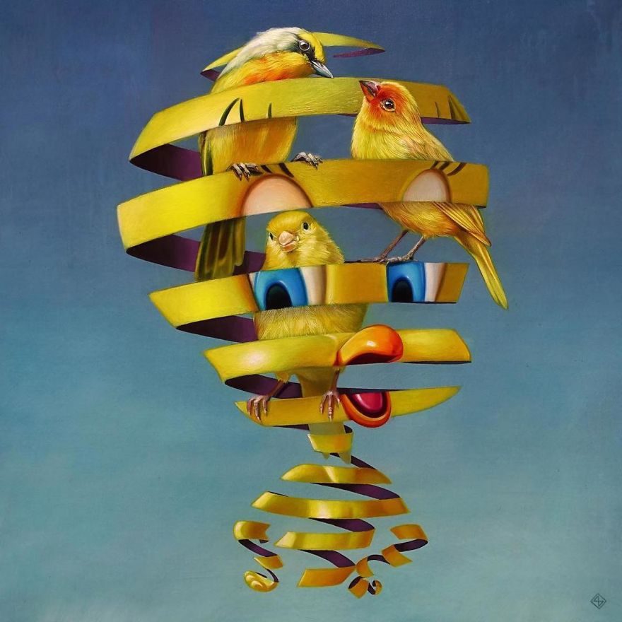 Artist Reveals Secrets Of Cartoons Characters In Fantastic Illustrations