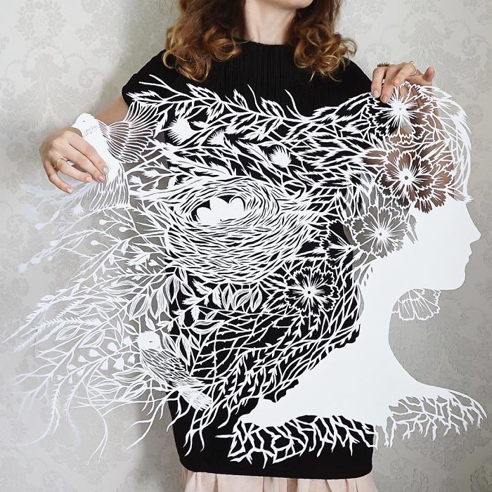 Laced Paper Cuts By Ukrainian Artist Eugenia Zoloto