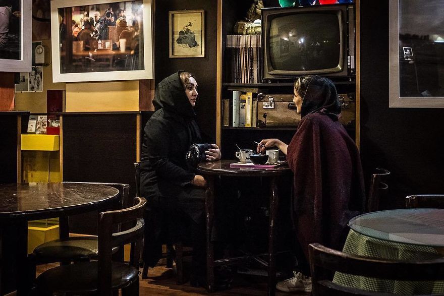 Cafe In Tehran. 70's Ambient