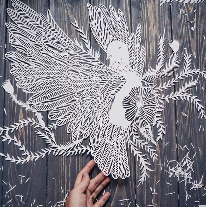 Laced Paper Cuts By Ukrainian Artist Eugenia Zoloto