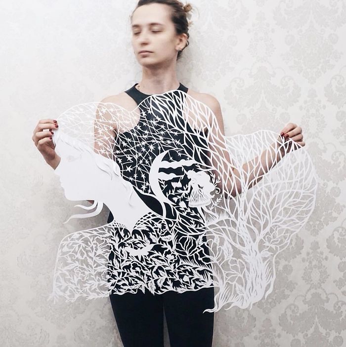 Laced Paper Cuts By Ukrainian Artist Eugenia Zoloto