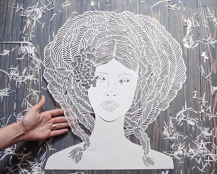 Laced Paper Cuts By Ukrainian Artist Eugenia Zoloto