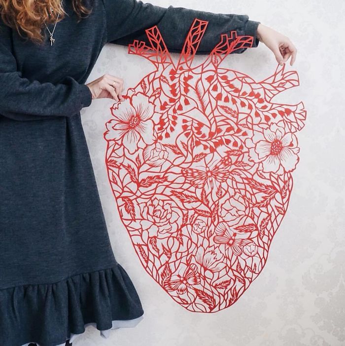 Laced Paper Cuts By Ukrainian Artist Eugenia Zoloto