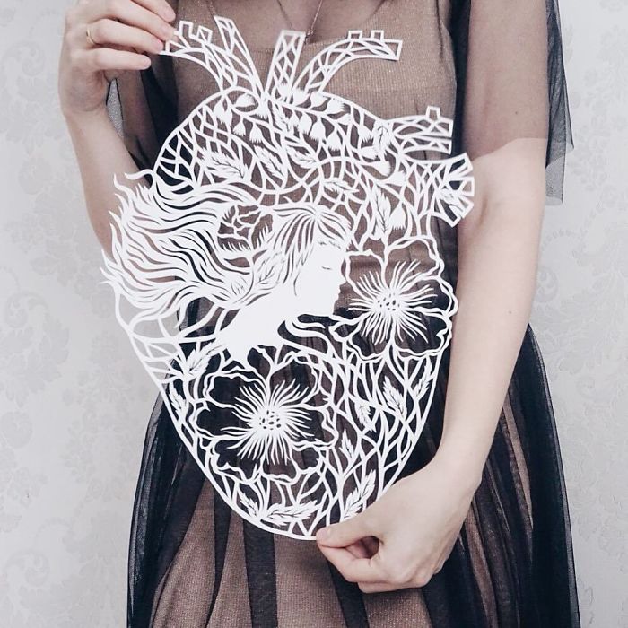 Laced Paper Cuts By Ukrainian Artist Eugenia Zoloto