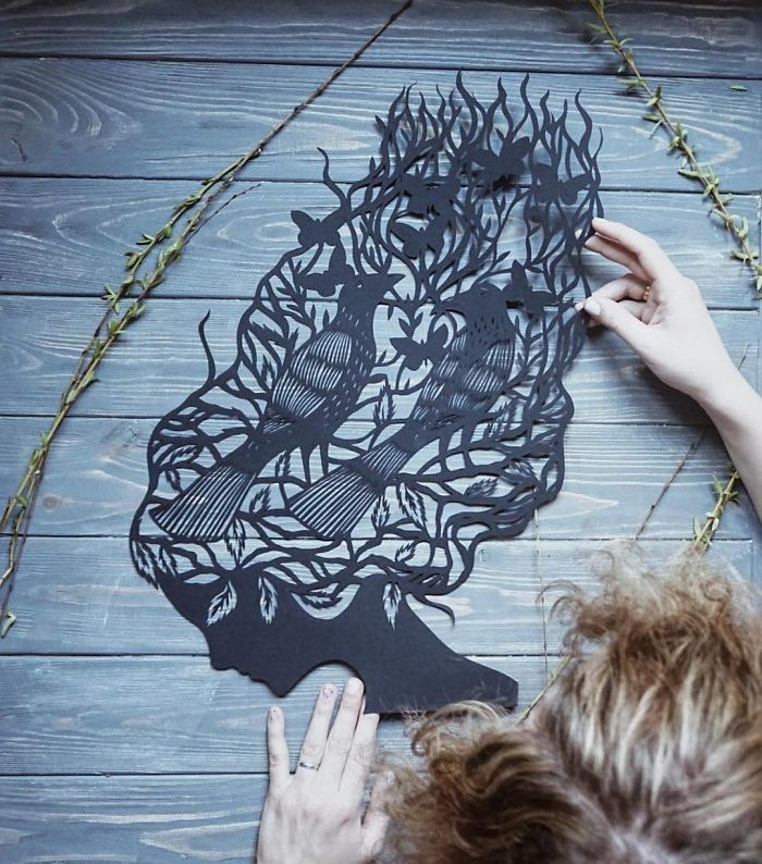 Laced Paper Cuts By Ukrainian Artist Eugenia Zoloto