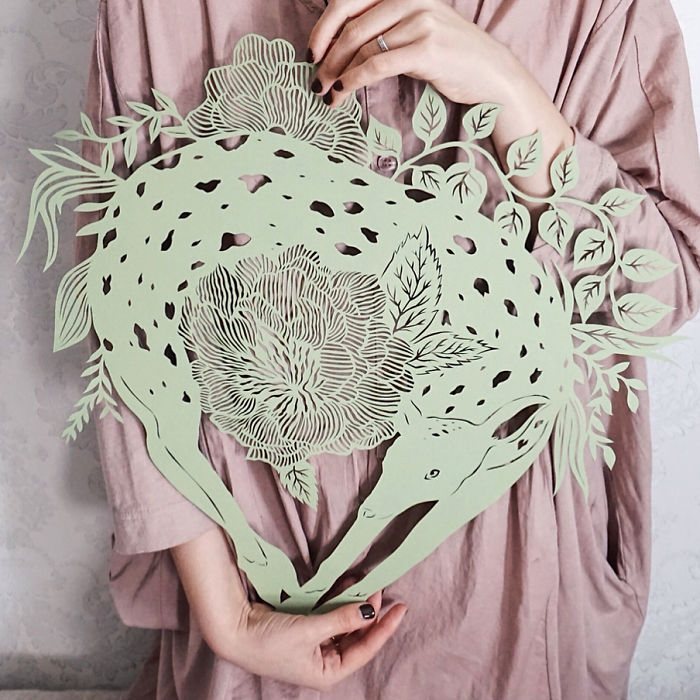 Laced Paper Cuts By Ukrainian Artist Eugenia Zoloto
