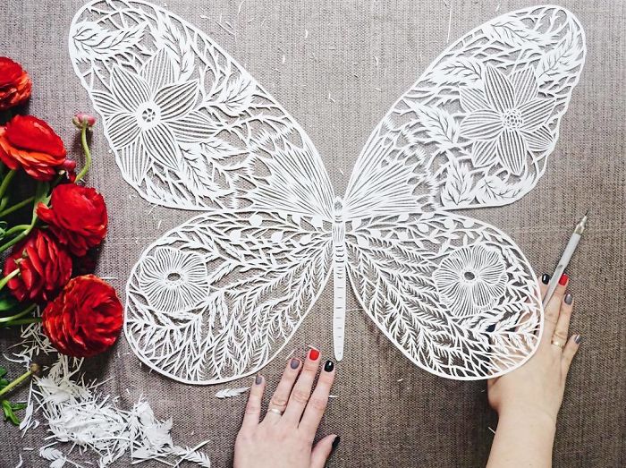 Laced Paper Cuts By Ukrainian Artist Eugenia Zoloto