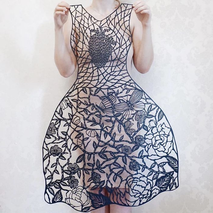 Laced Paper Cuts By Ukrainian Artist Eugenia Zoloto