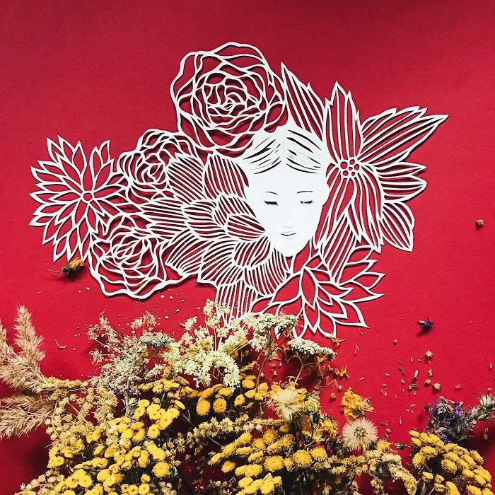 Laced Paper Cuts By Ukrainian Artist Eugenia Zoloto