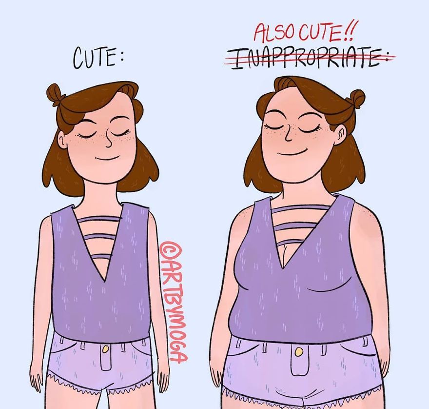 Funny-Girl-Comics-Art-By-Moga