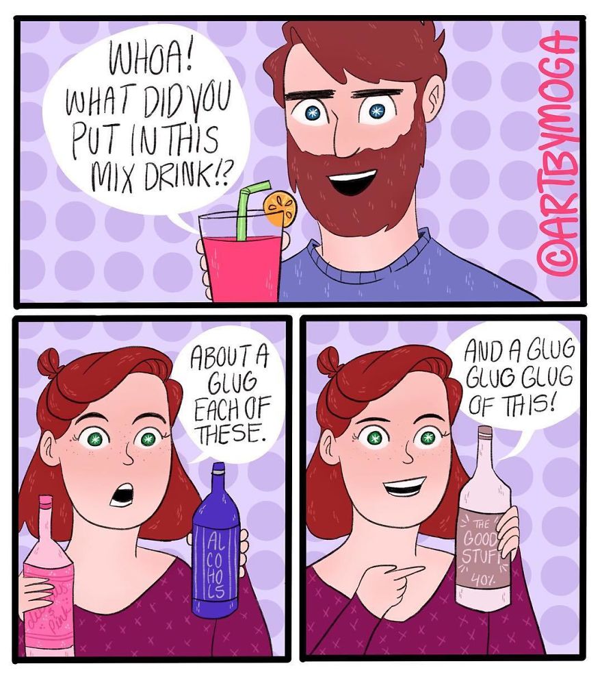 Funny-Girl-Comics-Art-By-Moga