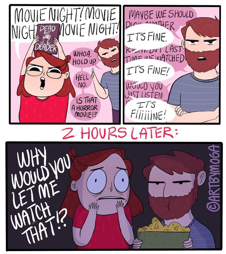 Funny-Girl-Comics-Art-By-Moga