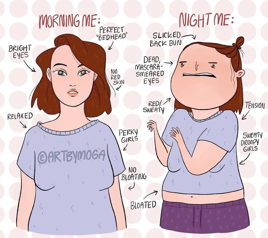 Funny-Girl-Comics-Art-By-Moga