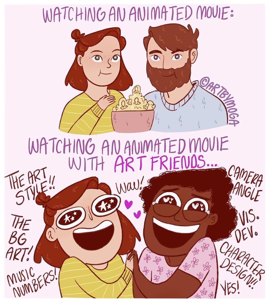 Funny-Girl-Comics-Art-By-Moga