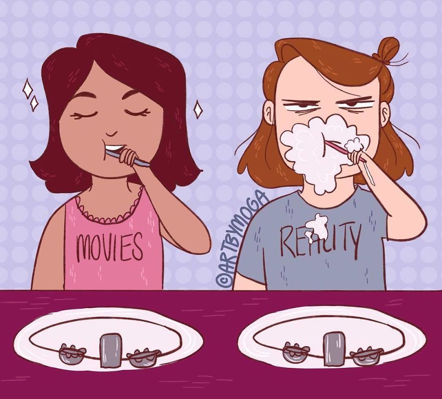 Funny-Girl-Comics-Art-By-Moga