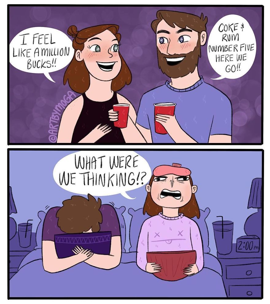 Funny-Girl-Comics-Art-By-Moga