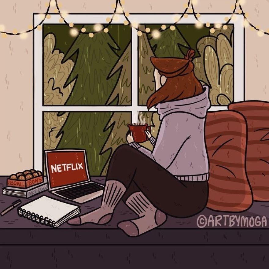 Funny-Girl-Comics-Art-By-Moga