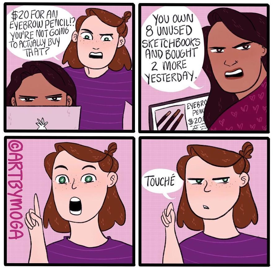 Funny-Girl-Comics-Art-By-Moga