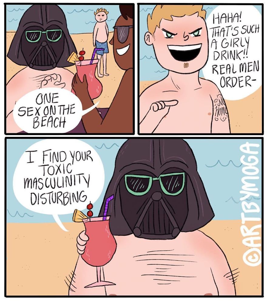 Funny-Girl-Comics-Art-By-Moga