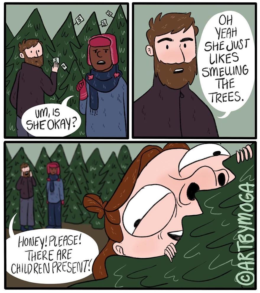 Funny-Girl-Comics-Art-By-Moga