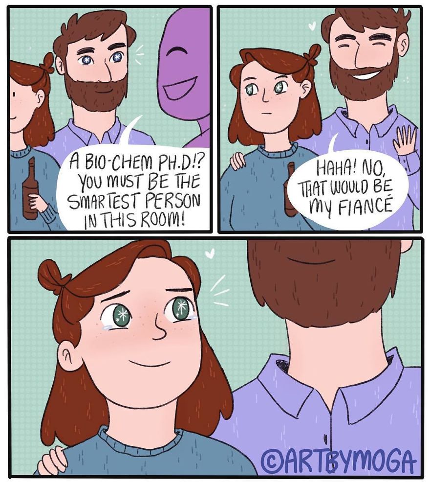 Funny-Girl-Comics-Art-By-Moga