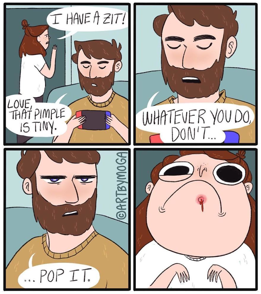 Funny-Girl-Comics-Art-By-Moga